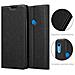 Custodia Compatibile Con Huawei Y6s In Nero Di Notte - Coperchio Protettiva Con Chiusura Magnetica, Funzione Stand E Tasca Per Le Carte - Foto miniatura 5
