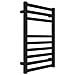 Termoarredo Bagno Scaldasalviette Acciaio Radiatore Calorifero Termosifone Cromo Cromato *** Finitura- : Nero, Misure : H1200xl600xi570 Mm - Foto miniatura 2