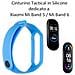 Cinturino 667 Originale Silicone Per Xiaomi Mi Band 5 - 6 Blu - Foto miniatura 2