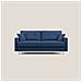 Megan Divano Letto Matrimoniale In Microfibra Smacchiabile T11 Blu - Foto miniatura 1