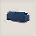 Megan Divano Letto Matrimoniale In Microfibra Smacchiabile T11 Blu - Foto miniatura 3