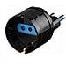 Sl1006n Presa Adattatore Con Spina 10a Presa 2p-t 10a Schuko Black - Foto miniatura 1