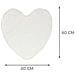 Tappeto Peloso In Pelliccia Ecologica Sagomato Modello Orsetto Varie Forme Cuore Avorio - Foto miniatura 5
