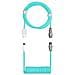 Coiled Keyboard Cable Cyan - Foto miniatura 1