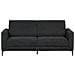 Divano 3 Posti Fenes Tessuto Nero - Foto miniatura 6