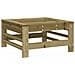 Set Salotto Da Giardino 7 Pz In Legno Impregnato Di Pino - Foto miniatura 4