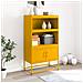 Credenza Giallo Senape 68,5x38,5x123,5 cm in Acciaio - Foto miniatura 3