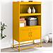 Credenza Giallo Senape 68,5x38,5x123,5 cm in Acciaio - Foto miniatura 4