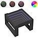 Tavolino Da Salotto Con Led Infinity Nero 50x53x30 Cm - Foto miniatura 2