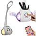 Lampada Cassa Altoparlante Speaker Bluetooth da Tavolo LED Touch con Portapenne - Foto miniatura 4
