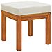 Set da Pranzo da Giardino 6pz con Cuscini Legno Massello Acacia - Foto miniatura 5