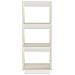 Lusso Casadino -  Libreria/divisorio Bianco 40x35x103cm In Legno Massello Di Pino - Foto miniatura 4