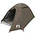 Tenda da Campeggio a Cupola per 2 Persone Marrone Impermeabile - Foto miniatura 3