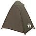 Tenda da Campeggio a Cupola per 2 Persone Marrone Impermeabile - Foto miniatura 6