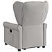 Poltrona Alzapersona Reclinabile Grigio Nuvola in Tessuto - Foto miniatura 6