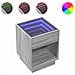 Tavolino da Salotto con LED Infinity Grigio Sonoma 40x40x50 cm - Foto miniatura 1