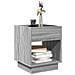 Tavolino da Salotto con LED Infinity Grigio Sonoma 40x40x50 cm - Foto miniatura 5