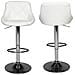Set Di 2 Sgabelli Da Bar Bianchi Jasper - Foto miniatura 4