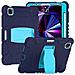 Custodia Per Ipad Pro 12.9” Con Supporto E Alloggiamento Per Stilo Blu - Foto miniatura 1