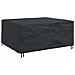Copertura per mobili da esterno Nero 200 x 160 x 70 cm 420D - Foto miniatura 1