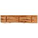 Mensola a Muro 90x20x3,8cm Rettangolare Legno Acacia Bordi Vivi - Foto miniatura 5