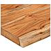 Mensola a Muro 90x20x3,8cm Rettangolare Legno Acacia Bordi Vivi - Foto miniatura 7