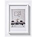 Steel Style Cornice In Plastica 40x50 Bianco - Foto miniatura 1