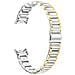 Elegante Cinturino In Acciaio Inossidabile Compatibile Con Xiaomi Band 8/9/10 - Cinturino In Metallo Sottile Silver+gold - Foto miniatura 1