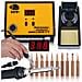 Stazione Saldante 937d+ 60w Con Display Lcd E 10 Punte In Rame - Controllo Temperatura 200-480°c, Esd Safe, Alta Precisione - Foto miniatura 1