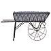 Carrello Espositivo In Metallo Nero 93,35x39,37x53,98h Cm - Foto miniatura 2
