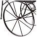 Carrello Espositivo In Metallo Nero 93,35x39,37x53,98h Cm - Foto miniatura 6