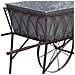 Carrello Espositivo In Metallo Nero 93,35x39,37x53,98h Cm - Foto miniatura 8