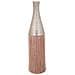 Vaso In Ceramica Argento 13,5x13,5x53h - Foto miniatura 1