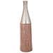 Vaso In Ceramica Argento 13,5x13,5x53h - Foto miniatura 3