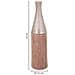 Vaso In Ceramica Argento 13,5x13,5x53h - Foto miniatura 4