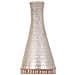 Vaso In Ceramica Argento 13,5x13,5x53h - Foto miniatura 5