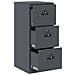 Armadio per File con cassetto Antracite 44 x 50 x 106.5 cm - Foto miniatura 6