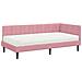 Struttura Letto Angolare con Materasso 2 pcs Grigio Velluto - Foto miniatura 4