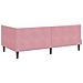 Struttura Letto Angolare con Materasso 2 pcs Grigio Velluto - Foto miniatura 9