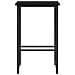 Sgabello da bar Rovere Nero 40 x 32 x 64 cm - Foto miniatura 3