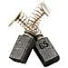 Spazzole di carbone per Makita JS1650 - 5 x 8 x 11,5 mm - coppia - Foto miniatura 2