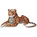 Giocattolo in Peluche Leopardo Marrone XXL - Foto miniatura 1