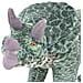 Dinosauro Triceratops in Peluche in Piedi Verde XXL - Foto miniatura 5