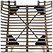 Sedie da Pranzo 6 pz in Rattan Naturale Marrone - Foto miniatura 6