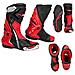 Stivali Omologati Ce Moto Quad Motocross Touring Sport Rosso 42 - Foto miniatura 1