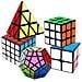 Speed ? ? cube Set Rubix Cube Set Magic Cube 2x2 3x3 4x4 Pyraminx Pyramid Megaminx Puzzle Cube Giocattolo Regalo Per Bambini Adulti Confezione Da 5 - Foto miniatura 1