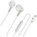 Auricolari Cablati Usb-c Musica E Chiamate Kit Mani Libere 1,2m Bianchi - Foto miniatura 1