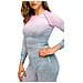Ombre Rushguard Longsleeve, Donna, Rosa, Magliette A Maniche Lunghe, Numero: L Eu - Foto miniatura 1