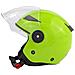 City Casco Jet Moto Ece 22-05 Certificato Scooter Doppia Visiera Verde M - Foto miniatura 7