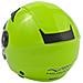 City Casco Jet Moto Ece 22-05 Certificato Scooter Doppia Visiera Verde M - Foto miniatura 8